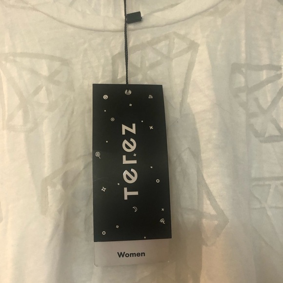 NWT Terez Burnedout diamond racerback tank. Size Large - Picture 6 of 9